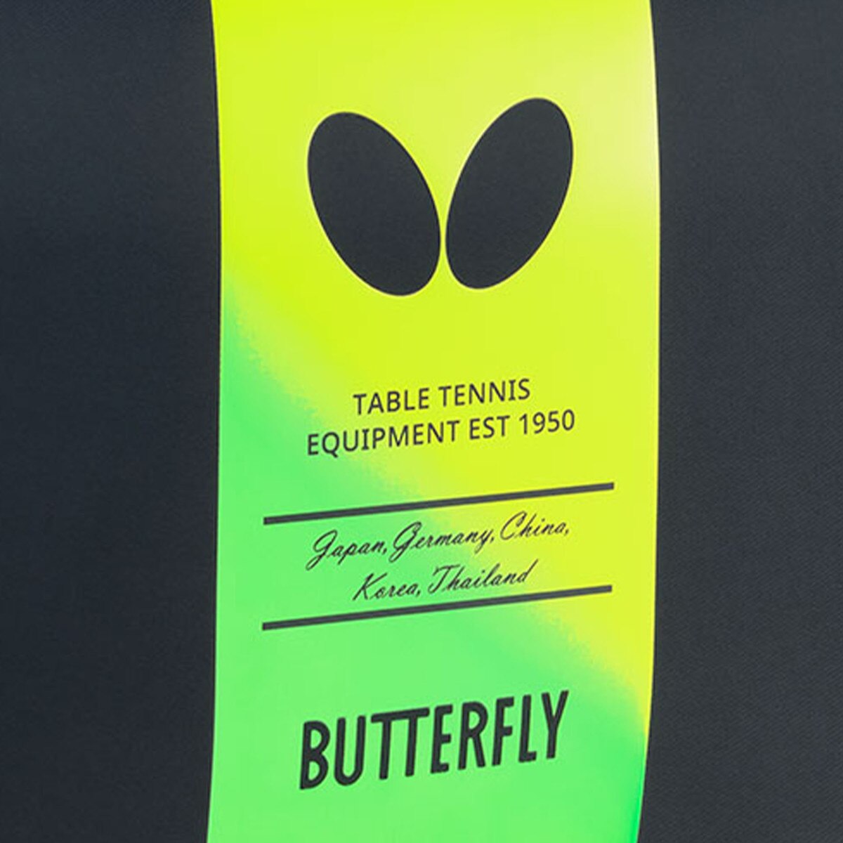 Butterfly Table Tennis BG Racket Case - Green - Zoom